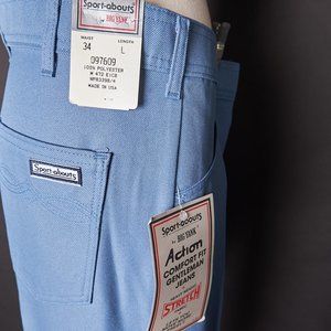 Vintage Baby Blue Big Yank Sport-abouts Deadstock Pants